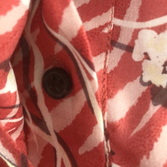 All Saints Alise Kazuno Floral Print Drawstring Dress 8 - Picture 5 of 13